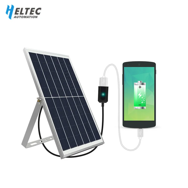 5v10w solar panel USB fast charging mobile phone charging treasure battery module charger