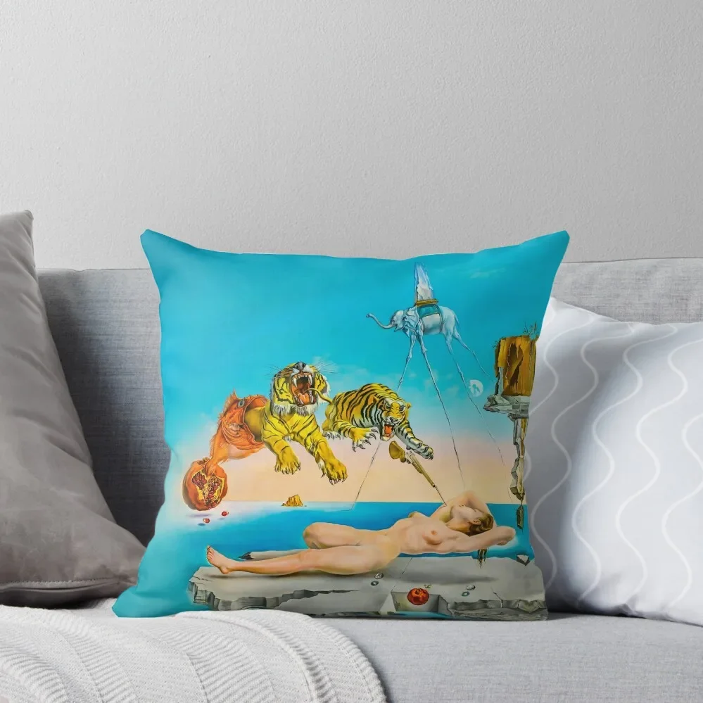 

Salvador Dalí's Dream Throw Pillow luxury sofa pillows Pillow Case Christmas Bed pillowcases Sofa Pillow Cover