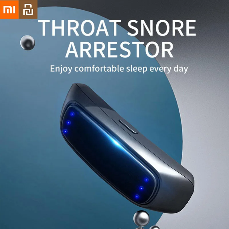 Dispositivo Anti-ronco Xiaomi-youpin para Homens e Mulheres Corrector de Ronco Confortável Ventilador Confortável Melhoria do Sono Pequeno Portátil Inteligente