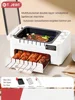 Barbecue machine fully automatic rotary grilling and shabu-shabu all-in-one electric grill pan smokeless barbecue stove 1