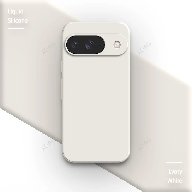 Premium Silicone Camera Protection Phone Case - Classic Half-Wrapped Design