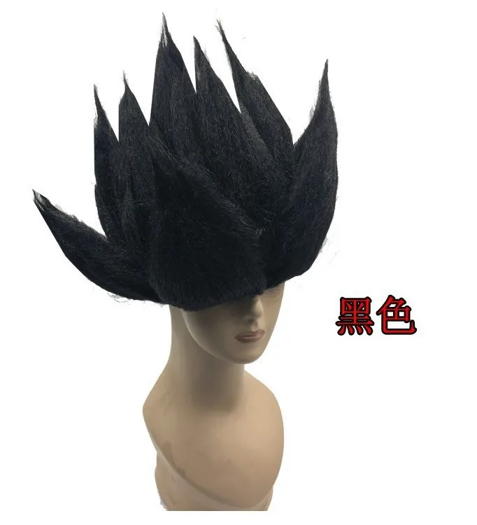 Adult Kids Z Cosplay Wigs Goku Anime Costume Party Dress Up Black Blue Yellow Wig Halloween Carnival Party Wig anime cosplay props accessories superhero cosplay props