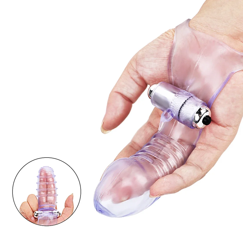 

IKOKY Finger Sleeve Vibrator G Spot Massage Clit Stimulate Female Masturbator Sex Toys For Women Sex Shop Adult Products