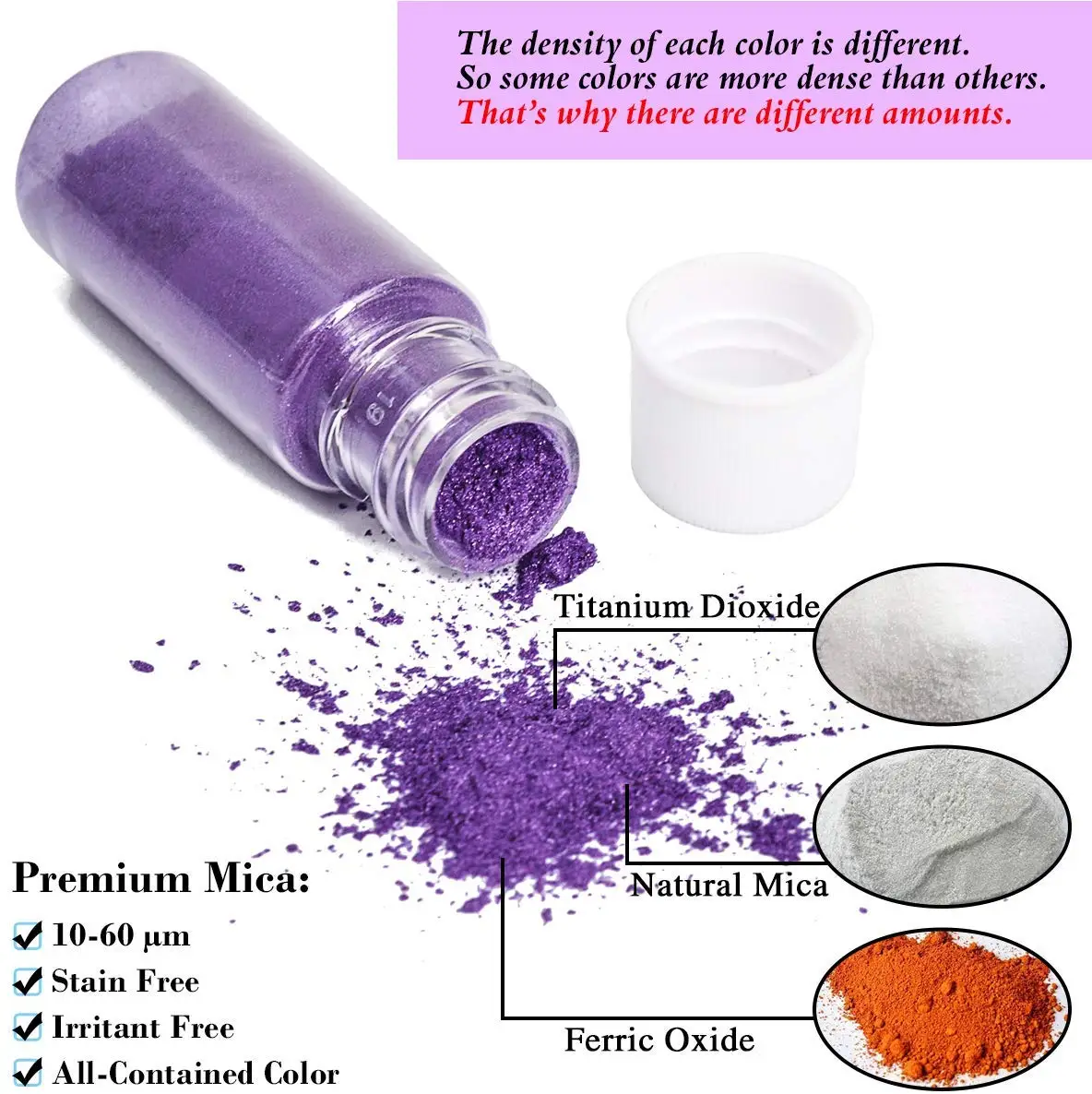 SEISSO 50 Colors Mica Powder Pigment Pure Pearl Epoxy Resin For Lip Gloss Blush Nail Art Resin Soap Making Craft