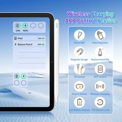 Enhanced Precision Digital Stylus with Palm Rejection Technology (17H Without Cable)
