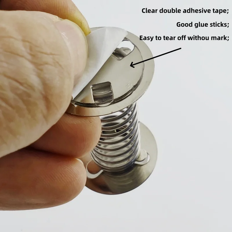 금속 용수철 웨이브 쉐이크 카드홀더 광고 사인 디스플레이 스티커 베이스 스탠드, 더블 테이프 200 개