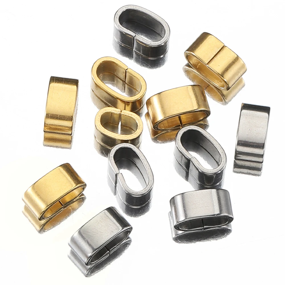 

20pcs Stainless Steel Connectors Clasp Pendant Clips Hook Buckle Charms for Necklace Bracelet Jewelry Making DIY Wholesale
