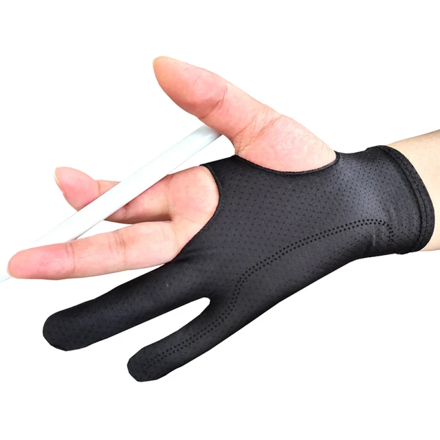 Artists Glove Palm Rejection Glove for iPad Sketching Drawing Tablet Gloves  for Right Left Handed Small 2 PCS 