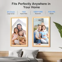 FULLA Digital-Picture-Frame Screen WiFi - Digital Photo Frame Display, Smartphone Syn Screen 1
