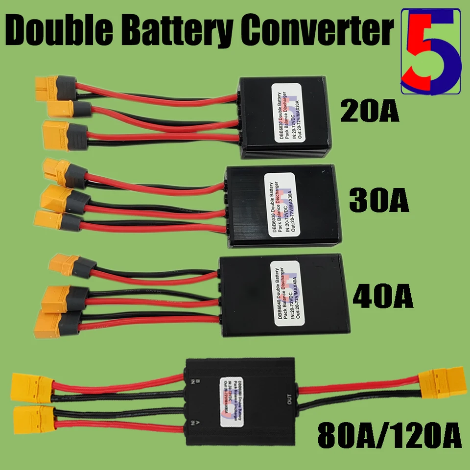Ebike Dual Battery Connection Adapter Switcher Parallel Module