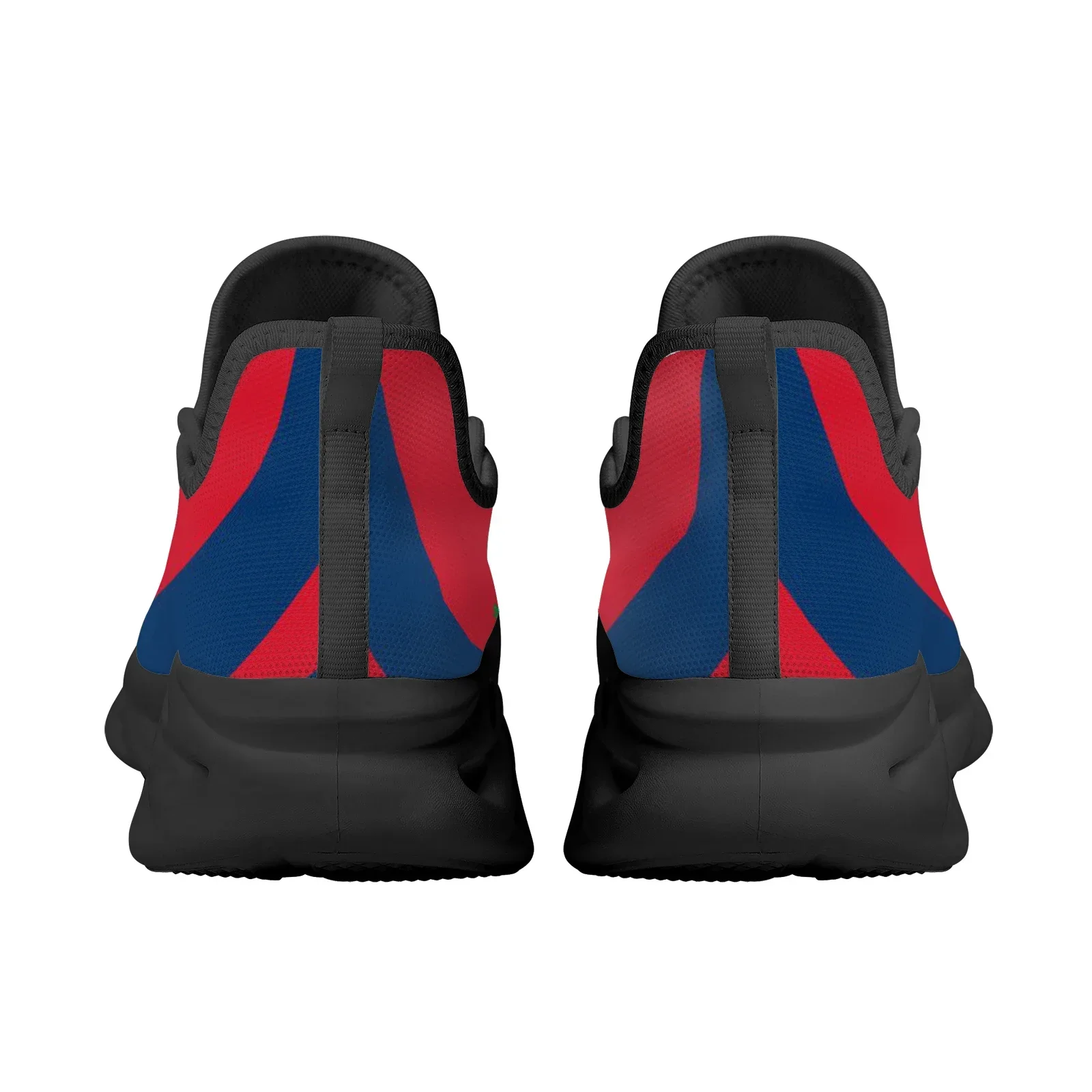 Dominican Flag National Emblem Design Lightweight Breathable Platform Shoes Knitted Blade Shoes Sneakers Zapatos