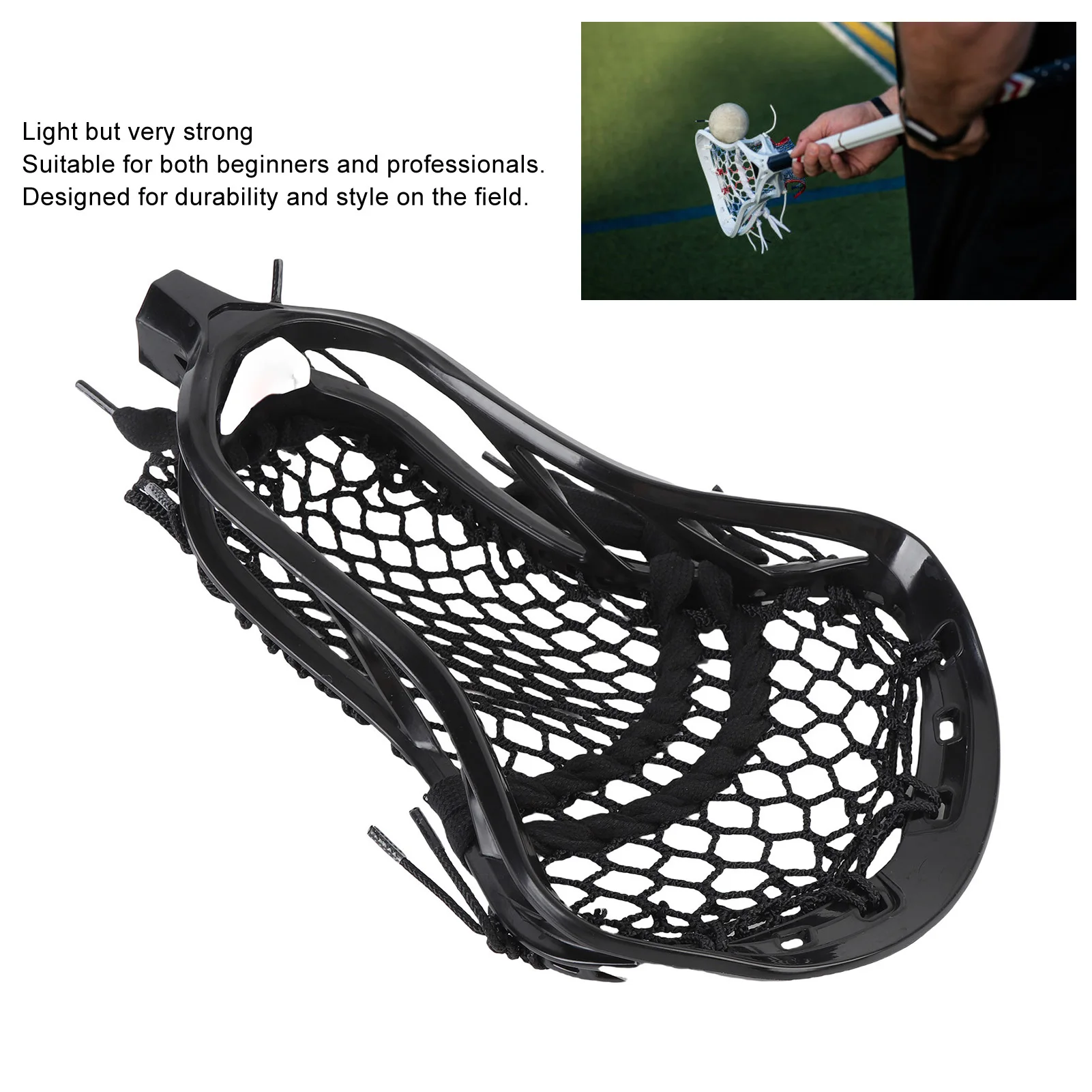 Stick Head Training Equipment High Strength Tearproof Lightweight Nylon Stick Top Stylish for Practice