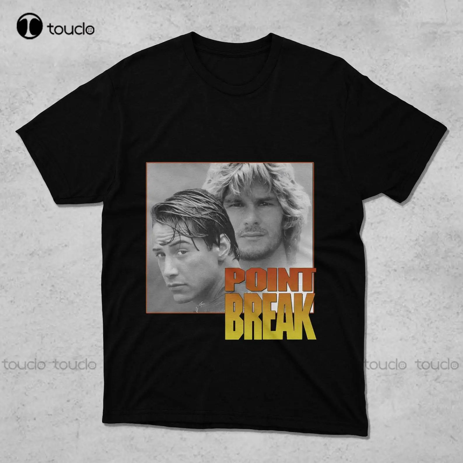 

Футболка в стиле ретро, Винтажная футболка с круглым вырезом и цифровой печатью