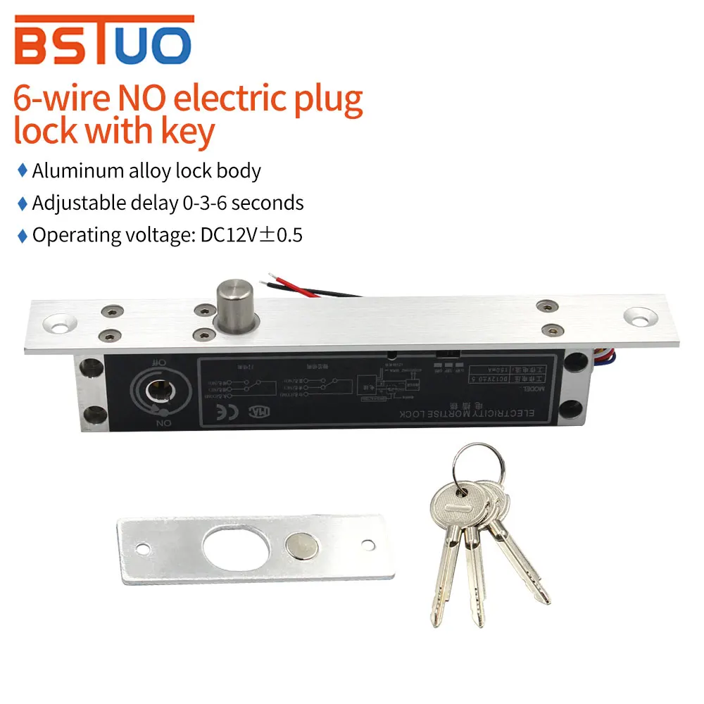 DC-12V-Fail-Secure-Electric-Cylinder-Drop-Bolt-Lock-With-Bevel-Bolt ...