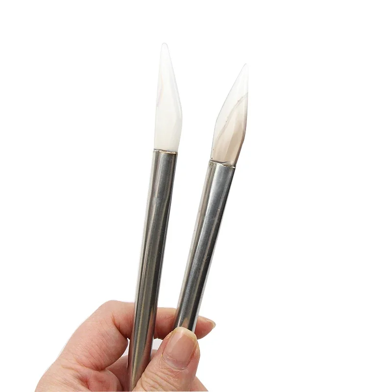 Agate Pen Knife DIY Clay Pottery Ceramic Sculpture Tools Gold/Silver Polishing Scraping Bright Texture Knife Tools polymer clay tools pottery tools clay sculpting tools pottery sculpting tools clay craft tool