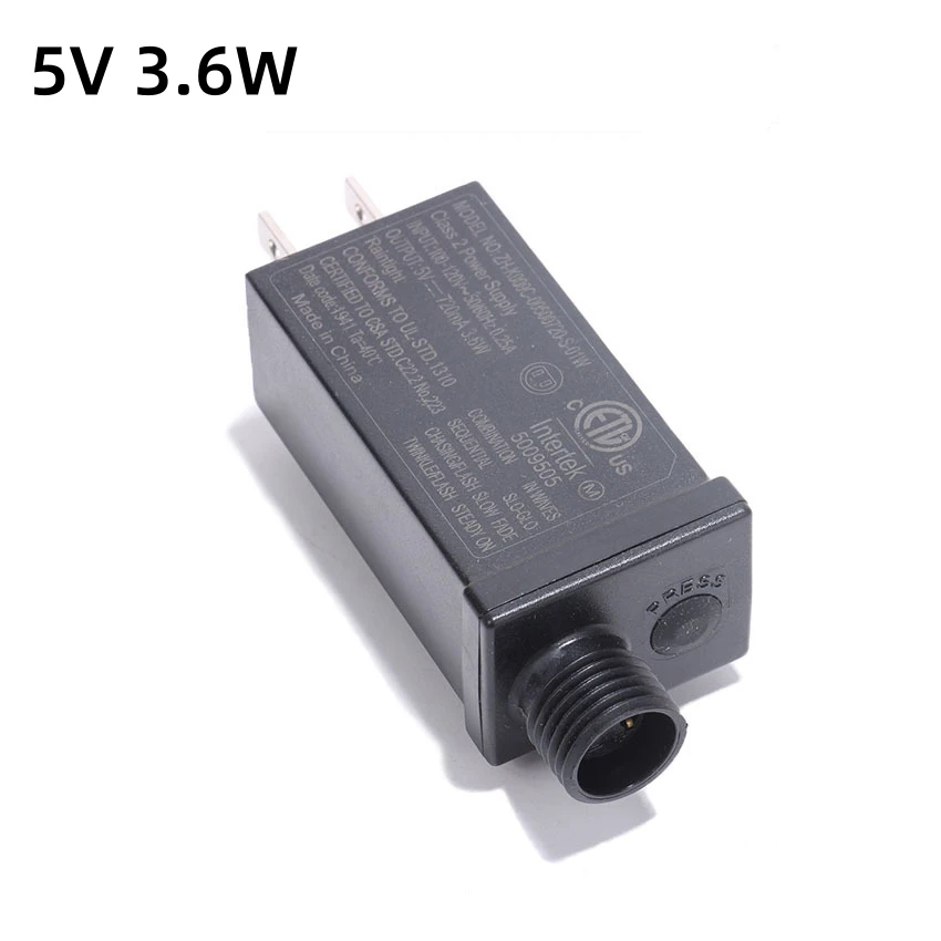 5V 3.6W US Plug
