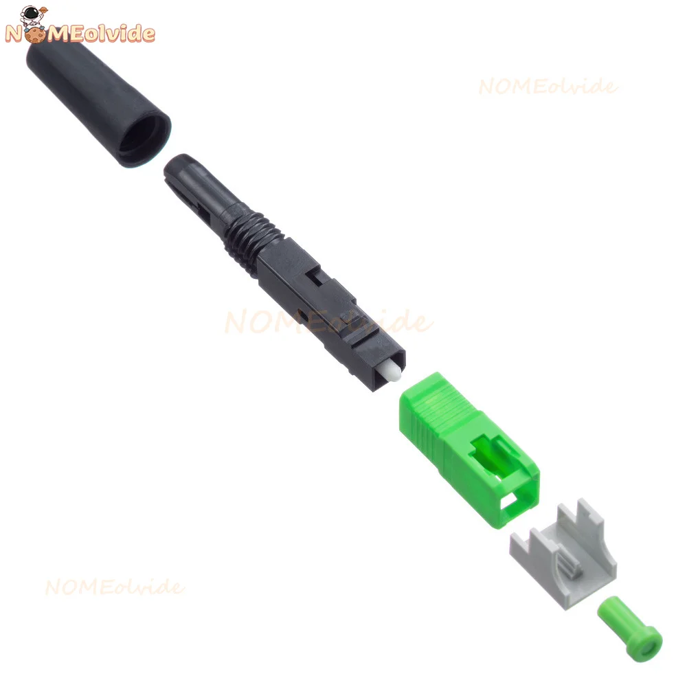고속 커넥터 SC UPC/APC 싱글모드 광섬유 퀵 커넥터 FTTH 콜드 커넥터 툴 필드 어셈블리 어댑터