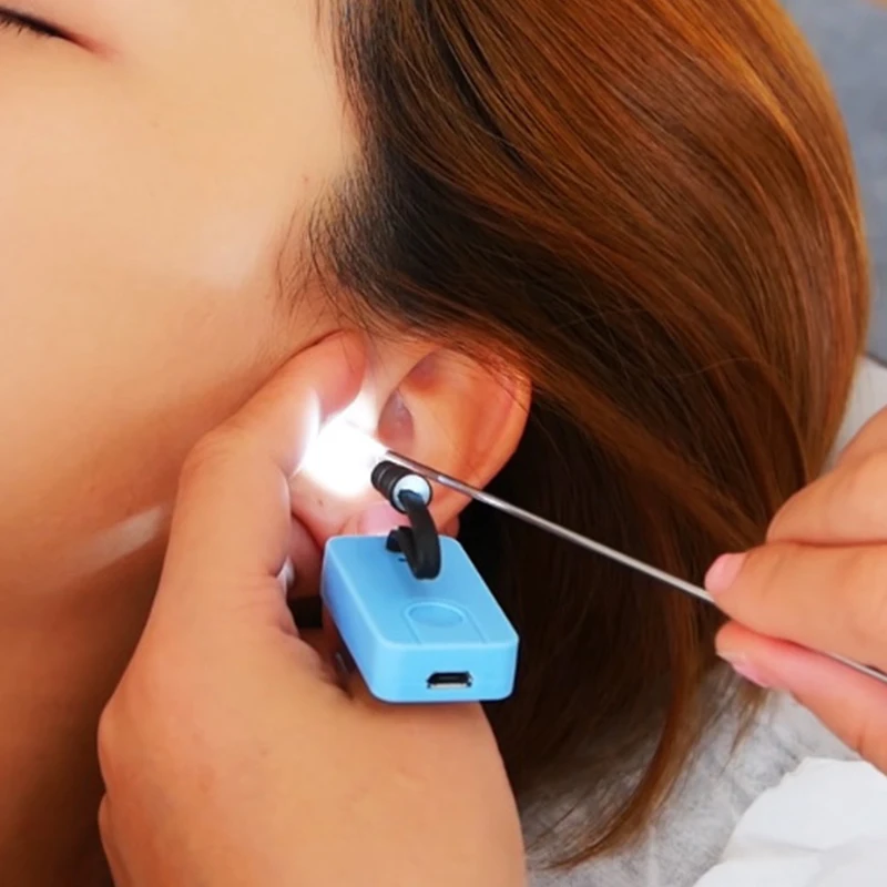 Ear Light Pick Thumb Tuning Earpick Supplies Picks Cleaner Lamp Rechargeable Flashlight Led Cleaning Wax Hammer Mallet Piano 2