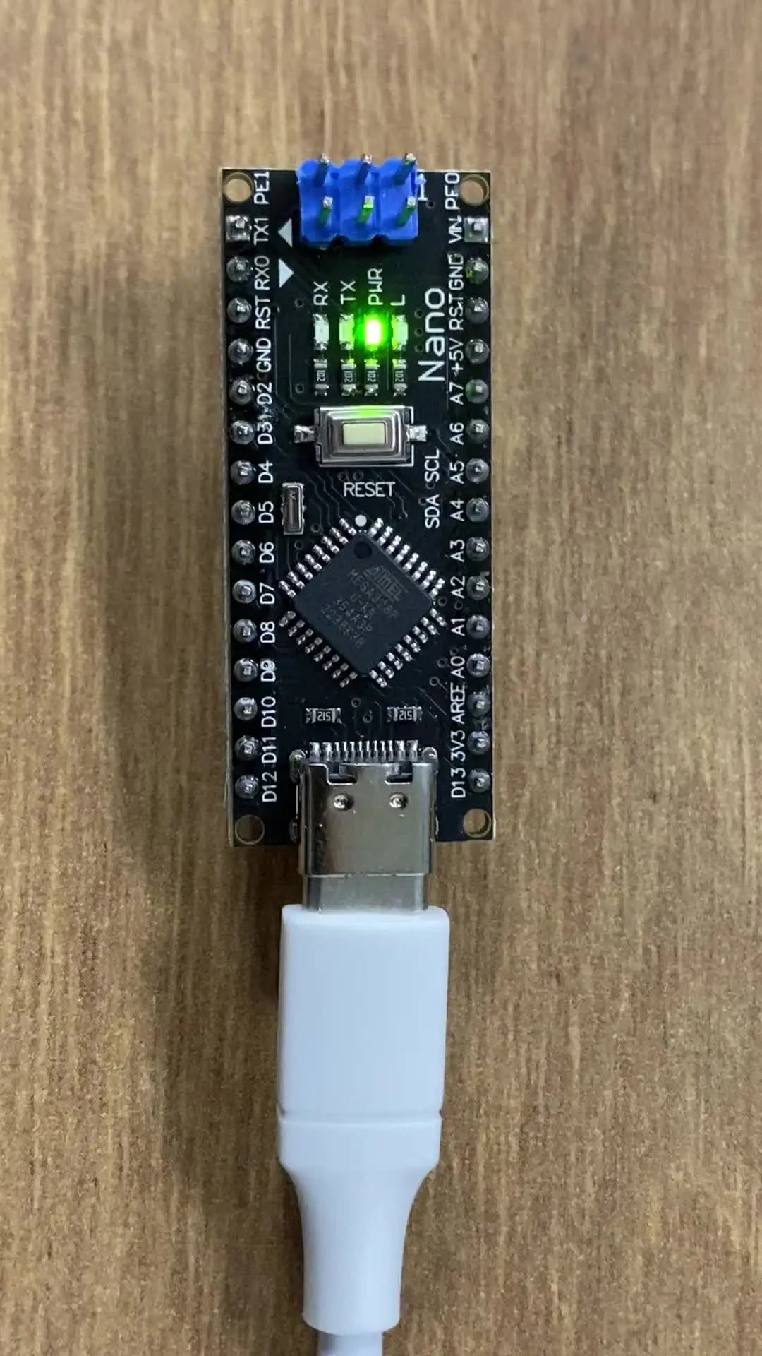 5V 16MHz Microcontroller Arduino Nano V3.0 Board With ATmega328P & CH340G USB Chip - ATmega328P CH340G Board - Foto 14