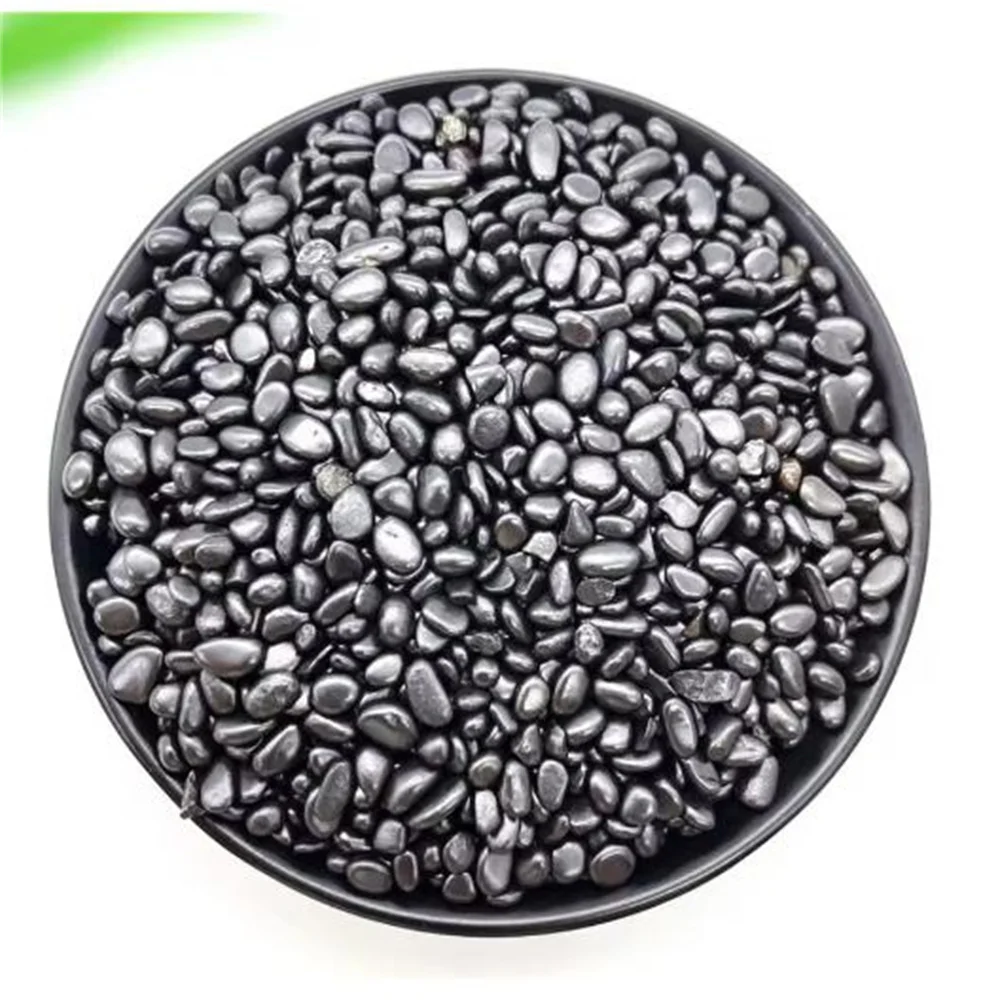 Natural Shungite Gravel Stone Small Particle  Crystal Quartz Chakras Healing Crystals Mineral Water Cleaner Home Decoration 6