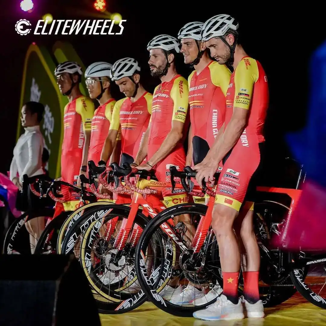 ELITEWHEELS Road Bike Carbon Rim 700C 30 38 50 55 60 82mm Depth UD Matte 3K Twill Braking Surface