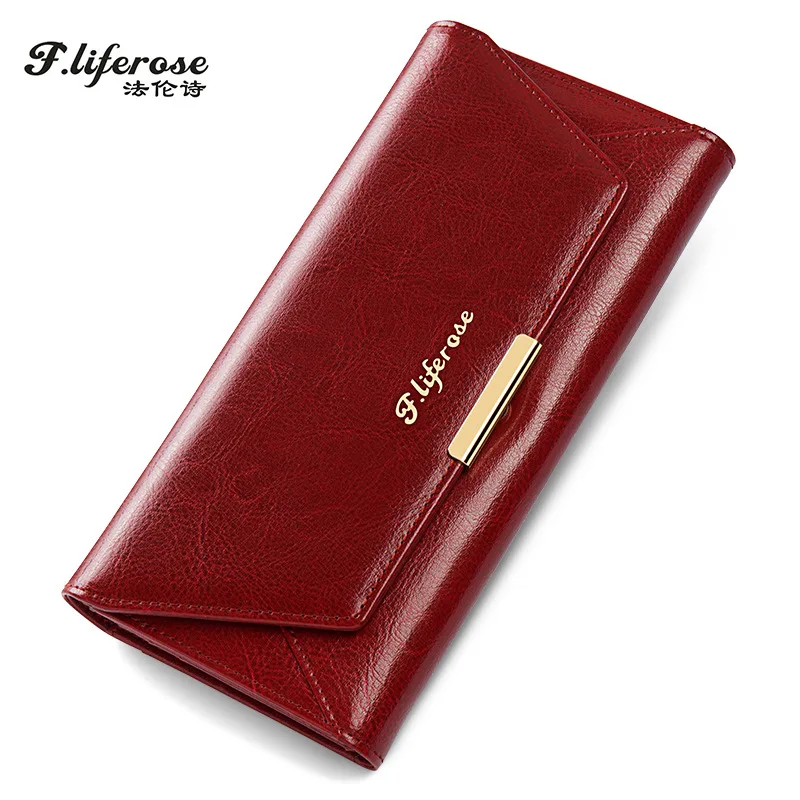 Women’s Splash Leather Card Holder with Perforated VZ Detail