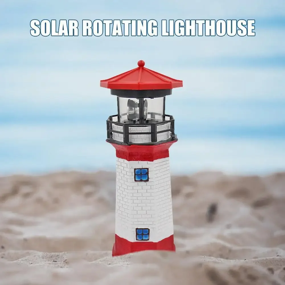 Description Picture 4 of itemLighthouse Shape Solar LED Light Practical Durable Multi-functional Classic Garden Fence Yard Outdoor Decor Beacon Lamp
