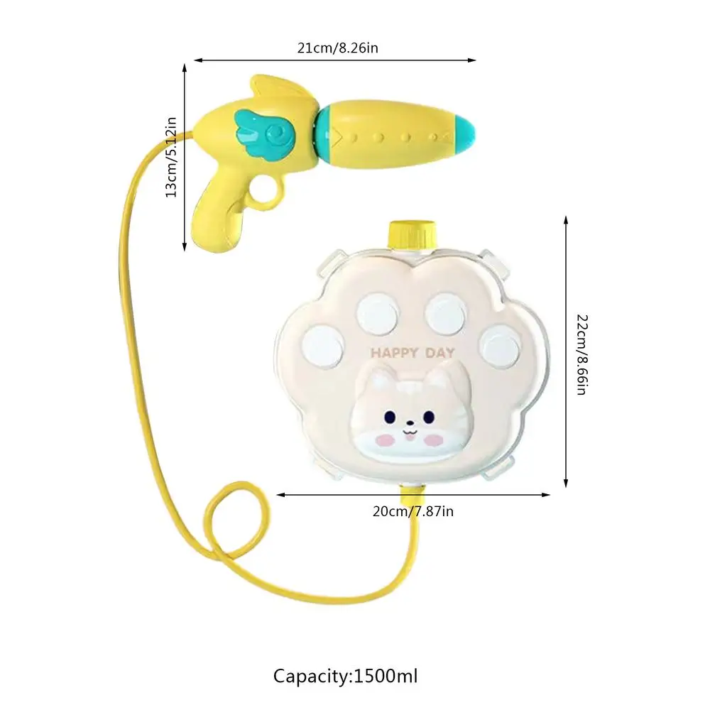Lion - Lanceur de Sac à Dos à Eau de Grande Capacité, Jouet Soaker, Jeu
