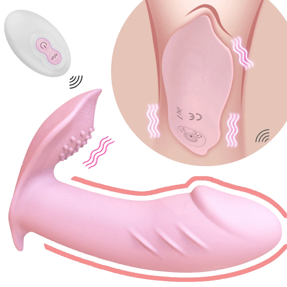 Wearable Butterfly Dildo Vibrator G Spot Sex Toys for Women 10 Speeds Clitoris Stimulator Remote Control Panties Vibrating S625f58ce03eb436daa076ab795f0bd96h