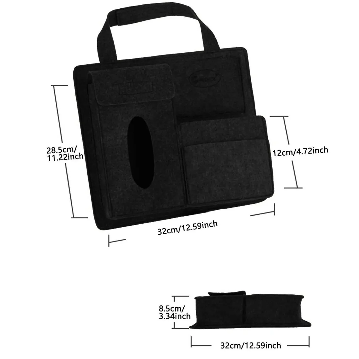 1pc- Car Seat Back Storage Bag Car Seat Back Multifunctional Storage Box Car Interior Bag Sundry Storage Box Car Accessorie