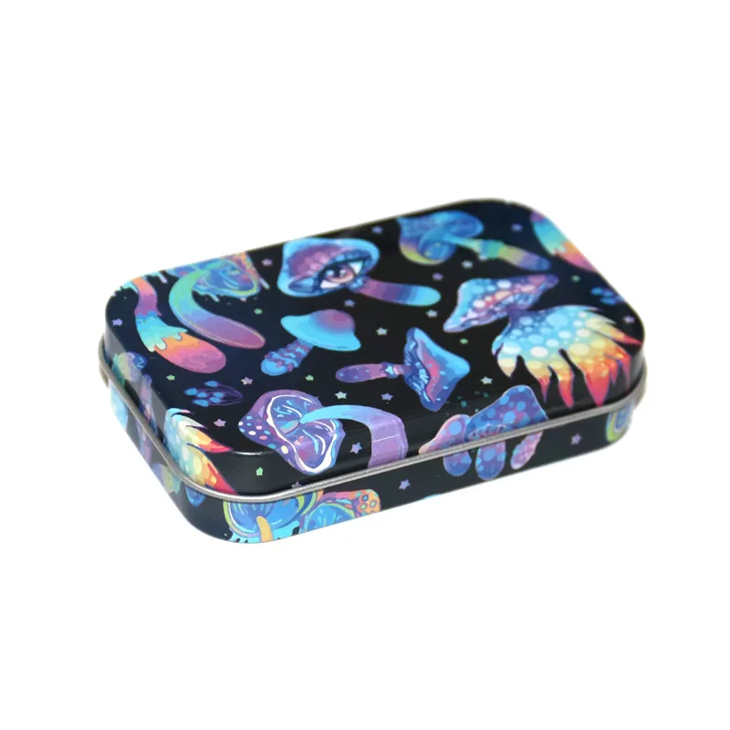 Premium Multi-Purpose Tinplate Storage Box - Elegant Organizer for Tobacco, Jewelry, Candies, and More