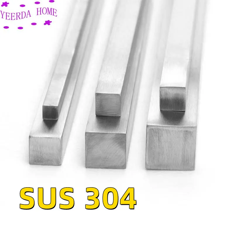 대형 스테인레스 스틸 사각 막대 로드 4mm  40mm 고속 스틸 선형 샤프트 모든 크기