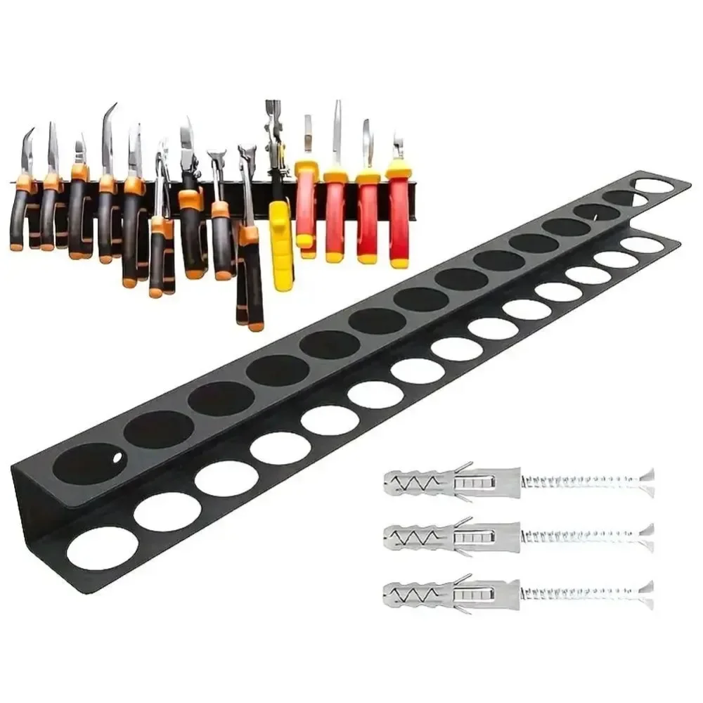 Pliers Holder Wall Mount Wall Mounted Tool Organizers Hammer Rack Pliers Organizer Hand Tool Holder Pliers Organizer Storage 2