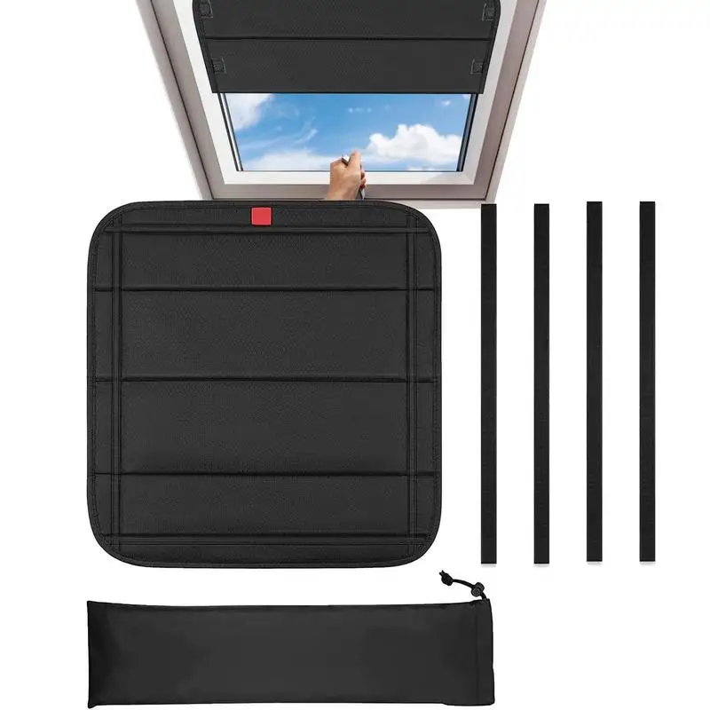 Magnetic Awning Foldable Durable RV Vent Sunroof Heat Shield Easy To  Install Bathroom Sunshade Camper Fan Shield
