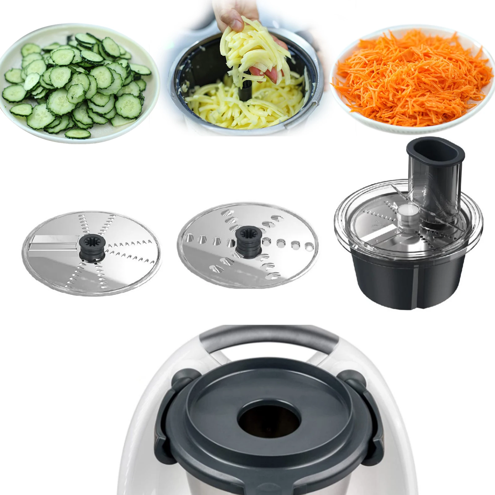 Vegetable Cutter Peeler Set for TM5 and TM6 (coarse and fine cutter set) Thermomix Accessories food processor parts