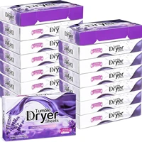 Dryer Sheets Bulk Natural Fabric Softener Sheets Plant Lavender Laundry Softener Naturally Removes Static Cling Drying Machine 1