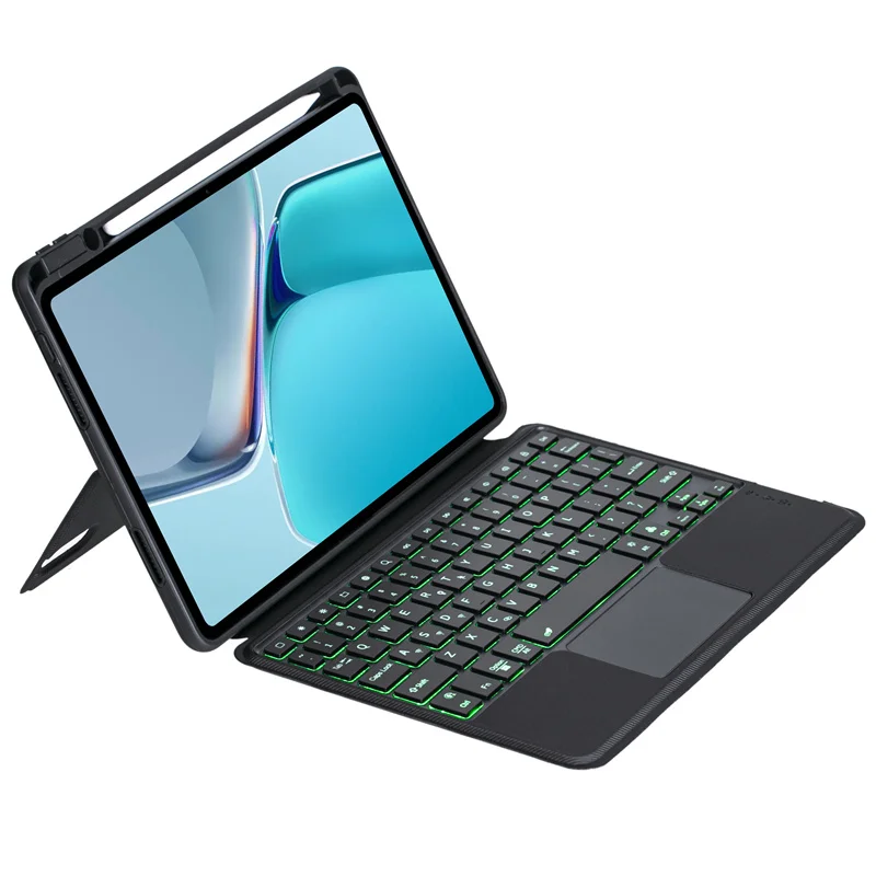 Teclado para Huawei Matepad Companheiro Almofada 11 Case 2023 Dby-w09 L09 Backlight Touchpad Espanhol Russo Árabe Teclado Capa - Imagem 4