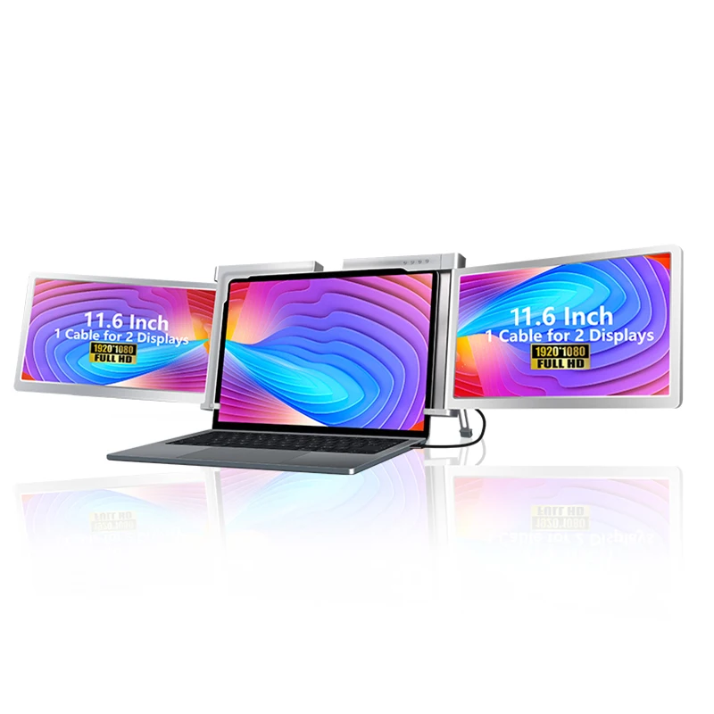 

FULL HD 1920 1080 IPS HDMI Type C light portable double screen laptop or laptop screen extender