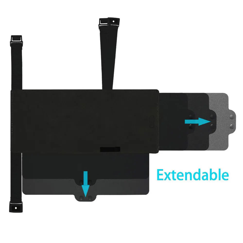 Car Sun Visor Extender Sunshade Extension Board Shield Blocker Front Side Window Shade Anti Glare Interior Accessories