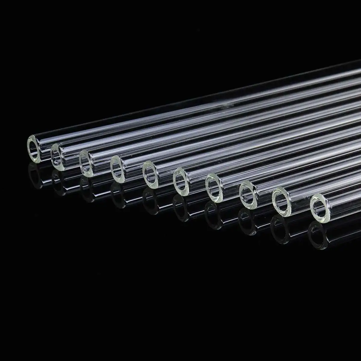 5 Pack Borosilicate Thick Glass Tubing 4" Glass Blowing Tube 10 mm OD 2 mm Thick Wall Clear Smoking Pipe hookah accessories smoking pipe kit glass blowing tubes