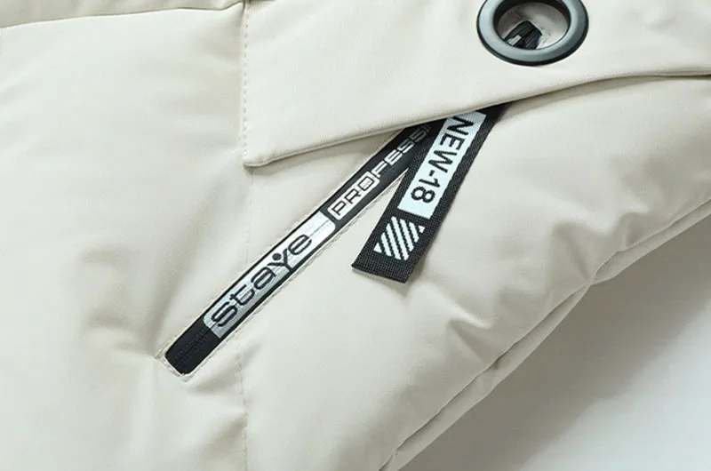 Winter Down Cotton Vest Jacket - Styling Example