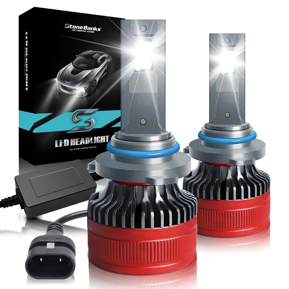 

1Pair Car LED Headlight Bulbs 6000LM 6500K 12V Ultra Bright H4 H7 H11 H13 9004 9005 9006 9007 LED Headlamp Conversion Kit