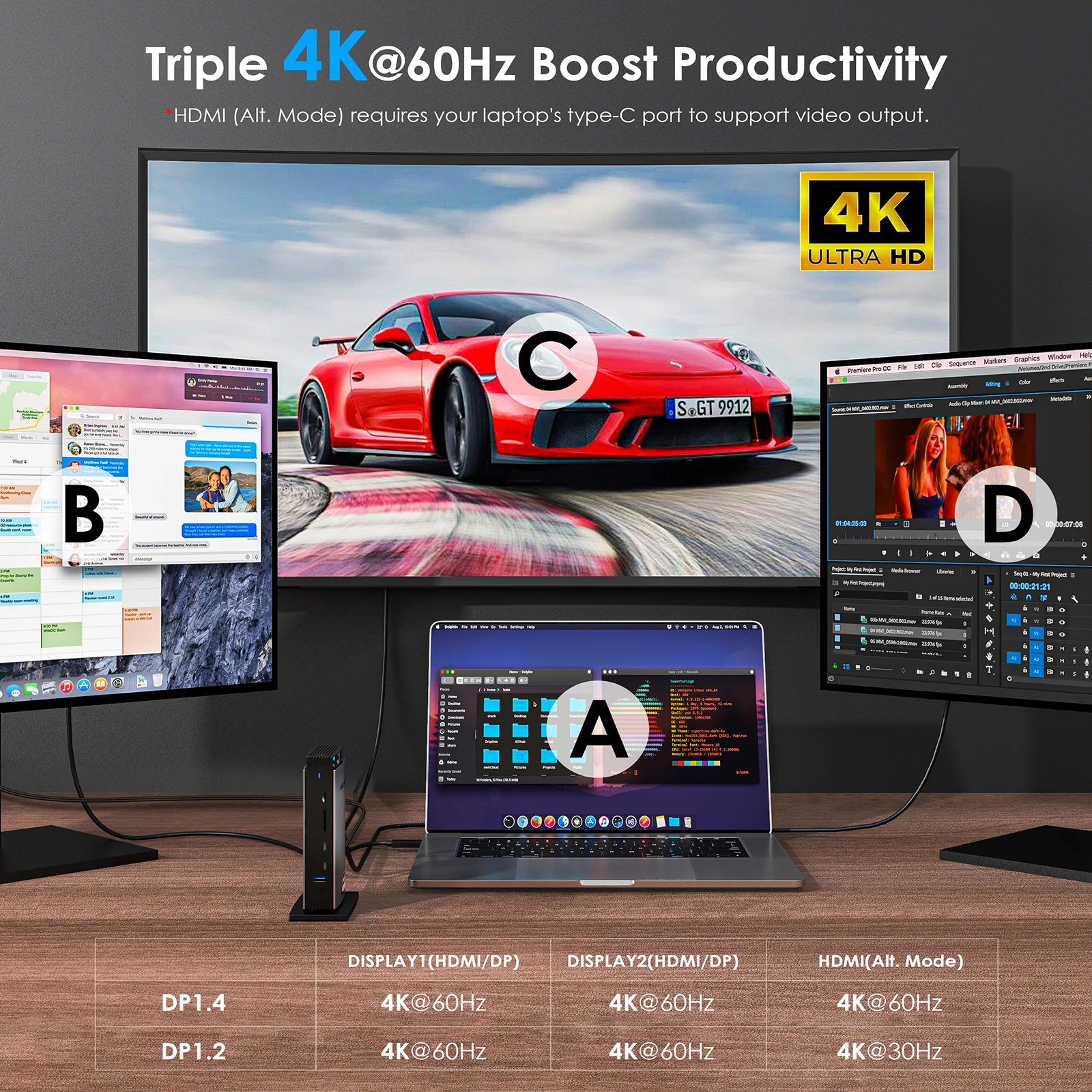 DisplayLinkドッキングステーション Amazon.co.jp: TobenONE DisplayLink ドッキングステーション