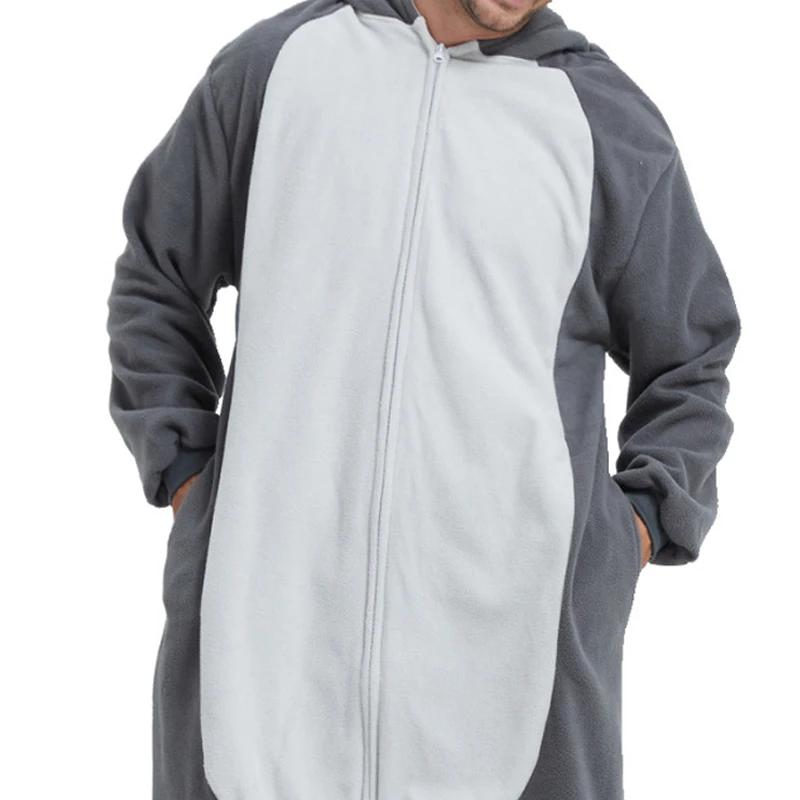 Pigiama Triceratops Animale Con Cappuccio - Comodo E Divertente Per Adulti Unisex - Foto 3