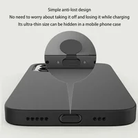 Силиконовая пылезащитная заглушка для Type C и IPhone Lightning, защита порта зарядки, защита от потери дизайна, пылезащитный колпачок, аксессуары для мобильных телефонов — изображение 3