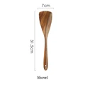 Wooden flat shovel