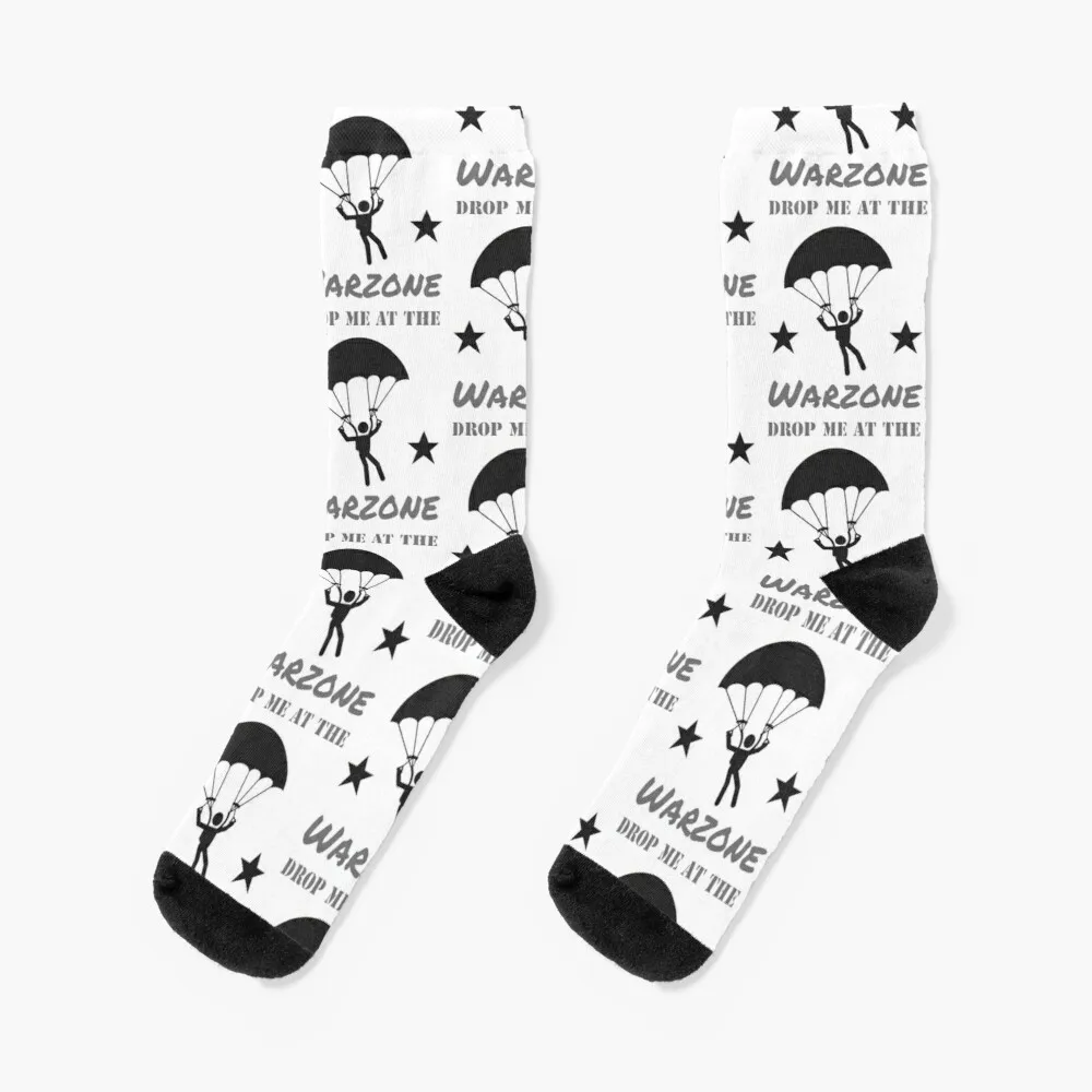 Gulag Gaming Warzone Parachute Skydive Gamer Socks Sock High Women der archipel gulag