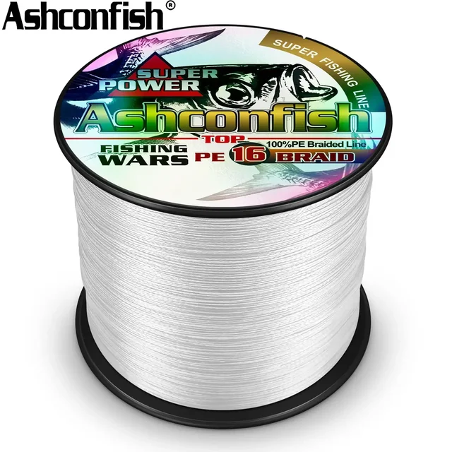 Ashconfish 釣り糸 16編 グレー 1000M PE ライン Ashconfish 16