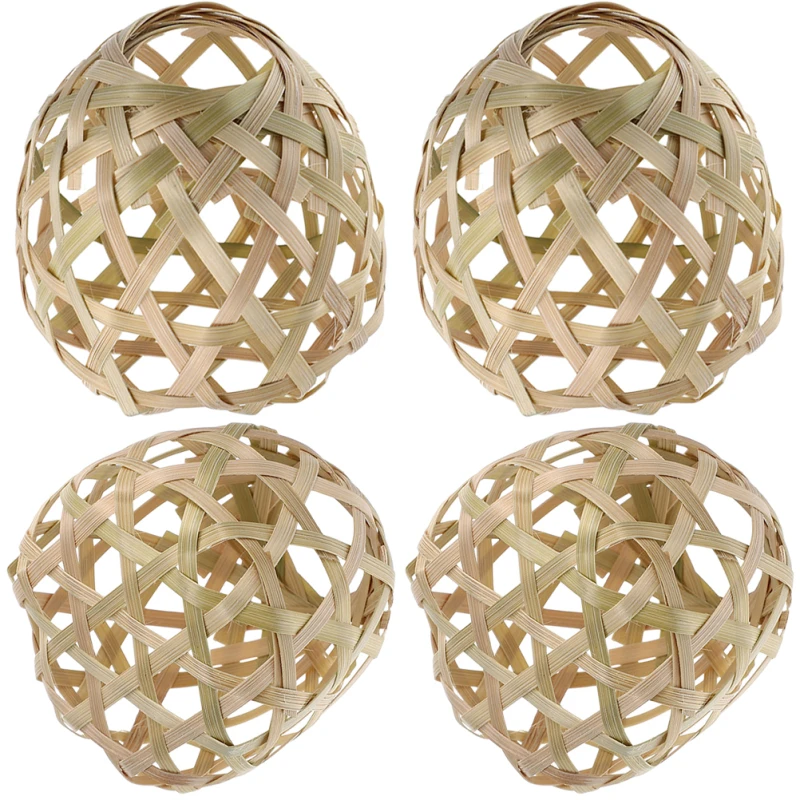 Description Picture 6 of itemWoven Bamboo Lamp Shade Chandelier Mini Globe Ceiling Light Covers Light Rattan Ceiling Fan Bulb Ceiling Ceiling