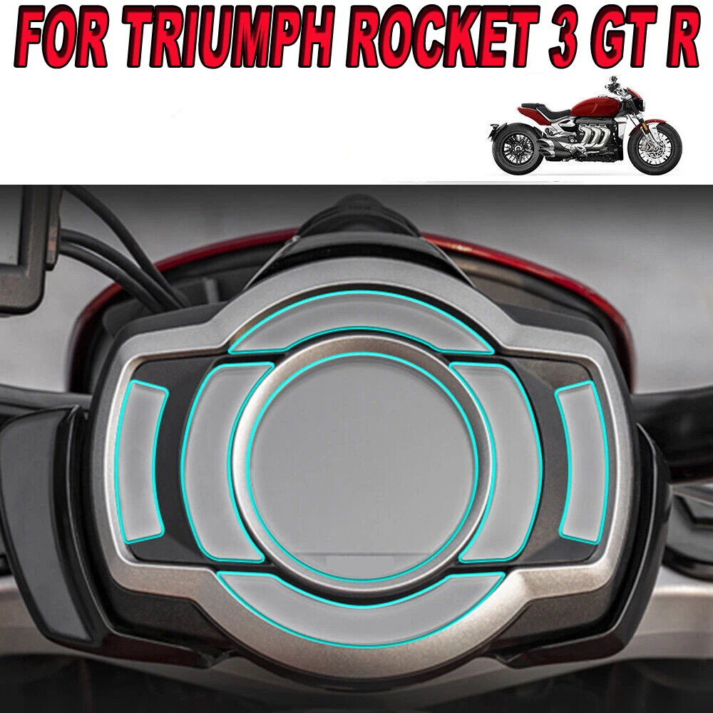 Per Triumph Rocket 3 Gt R Accessori Moto Cluster Scratch Protection Film Tachimetro Protezione Dello Schermo Del Cruscotto
